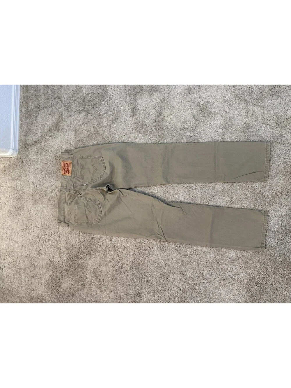 Levi’s 511 Men’s Slim Fit Pants W33 L34 Khaki Tan Stretch 5-Pocket